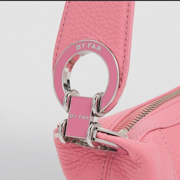 BY FAR Pink Mini Amira Shoulder Bag - Picture 6 of 7
